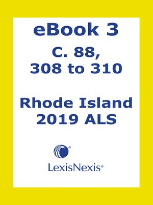 cover image of Rhode Island Advance Legislative Service